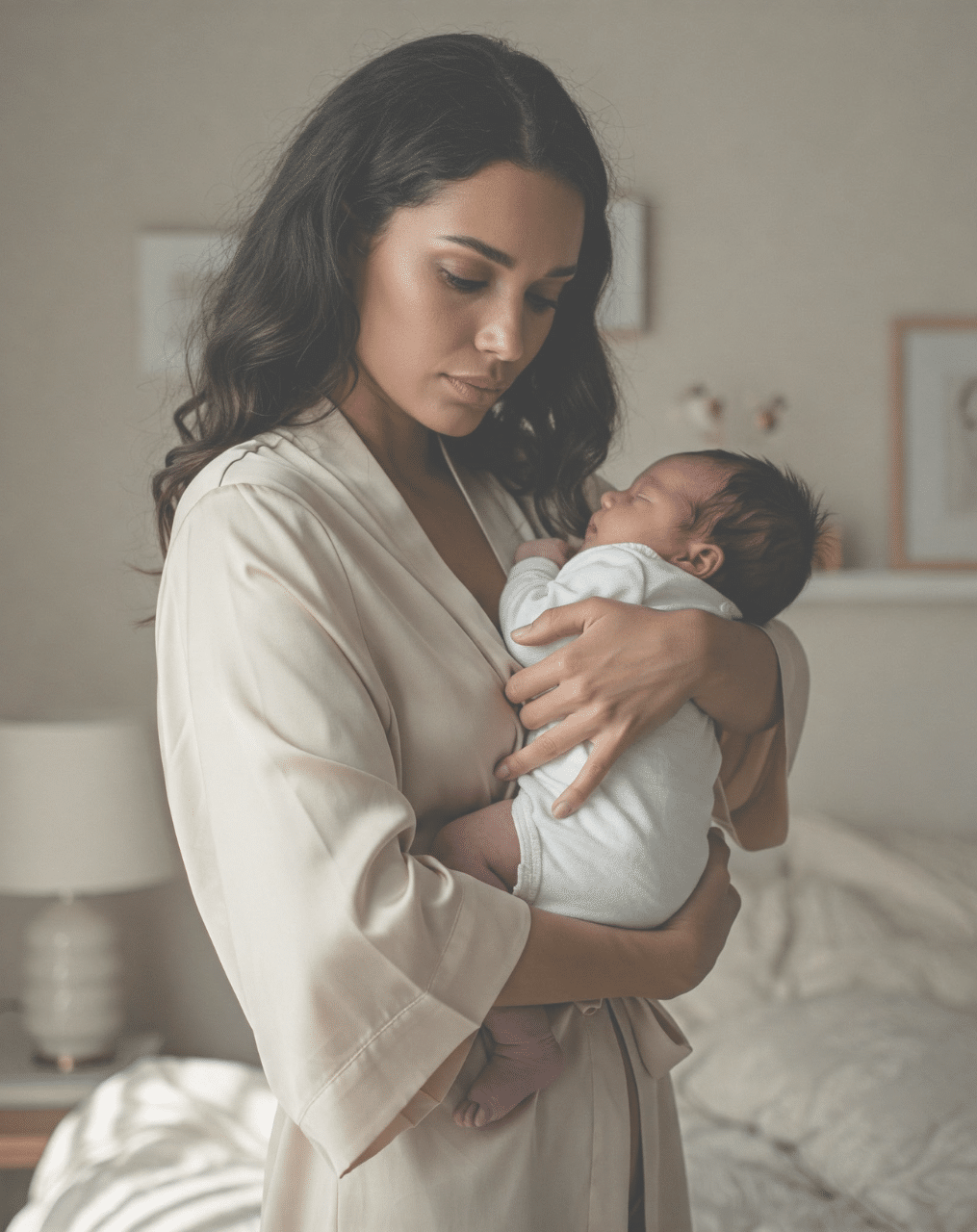 theRUE Postnatal postnatal Featured Image Blog (4) Postpartum Emotional Wellness a mom holding her baby