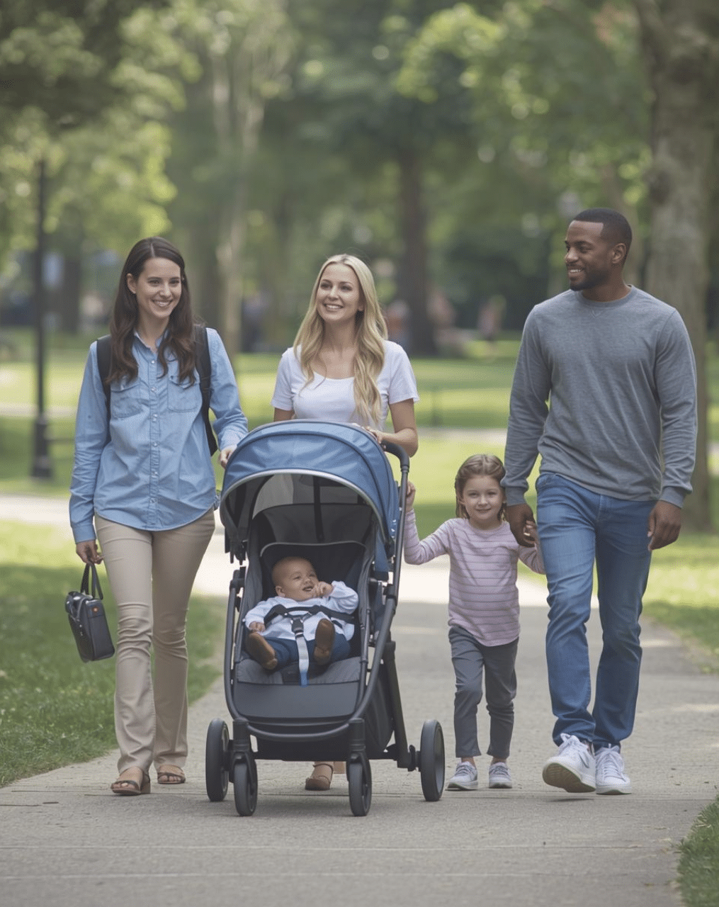 The Best Stroller-Friendly Parks and Trails in Houston theRUE Postnatal postnatal Featured Image Blog (2) The Best Stroller-Friendly Parks and Trails in Houston A family in a park